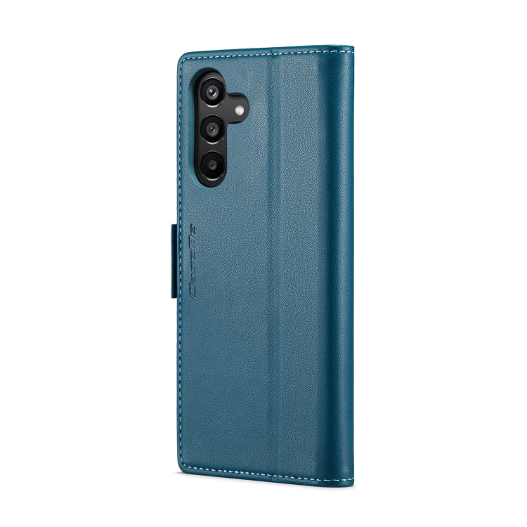 For Samsung Galaxy A15 4G/5G CaseMe 023 Butterfly Buckle Litchi Texture RFID Anti-theft Leather Phone Case(Blue) - Galaxy Phone Cases by CaseMe | Online Shopping South Africa | PMC Jewellery | Buy Now Pay Later Mobicred