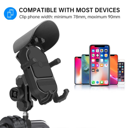 WUPP ZH-1848A1 Motorcycle Shock Absorption Riding Phone Navigation Holder, Style:M8 Ball Joint - Holder by WUPP | Online Shopping South Africa | PMC Jewellery | Buy Now Pay Later Mobicred