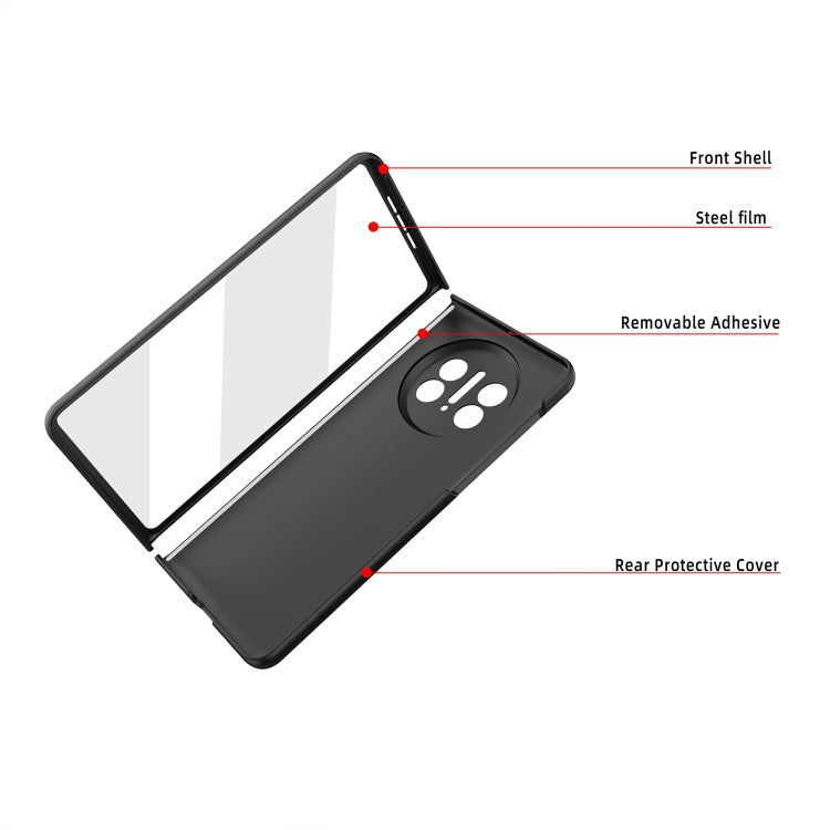 For Huawei Mate X3 Oil-sprayed Integrated Phone Case(Green) - Huawei Cases by PMC TechLife | Online Shopping South Africa | PMC TechLife | Buy Now Pay Later Mobicred