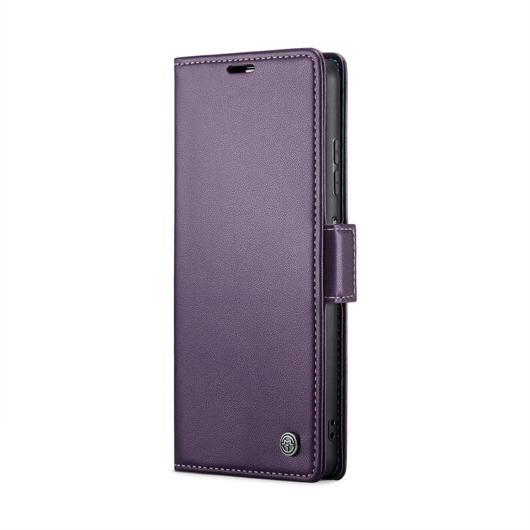 For Xiaomi Redmi Note 13 5G CaseMe 023 Butterfly Buckle Litchi Texture RFID Anti-theft Leather Phone Case(Pearly Purple) - Xiaomi Cases by CaseMe | Online Shopping South Africa | PMC Jewellery | Buy Now Pay Later Mobicred