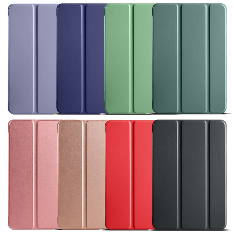 For iPad 9.7 2018 / 2017 / Air 2 / Air 3-folding TPU Horizontal Flip Leather Tablet Case with Holder(Dark Blue) - iPad 9.7 (2018) & (2017) Cases by PMC TechLife | Online Shopping South Africa | PMC TechLife
