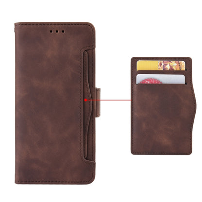 For Motorola Edge 40 Skin Feel Calf Texture Card Slots Leather Phone Case(Brown) - Motorola Cases by PMC Jewellery | Online Shopping South Africa | PMC Jewellery | Buy Now Pay Later Mobicred