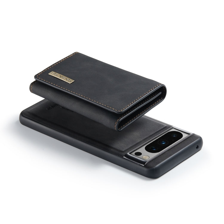 For Google Pixel 8 Pro DG.MING M1 Series 3-Fold Multi Card Wallet + Magnetic Phone Case(Black) - Google Cases by DG.MING | Online Shopping South Africa | PMC TechLife | Buy Now Pay Later Mobicred