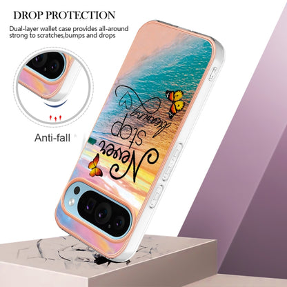 For Google Pixel 9 Pro XL Electroplating IMD TPU Phone Case(Dream Butterfly) - Google Cases by PMC Jewellery | Online Shopping South Africa | PMC Jewellery | Buy Now Pay Later Mobicred