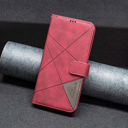 For Google Pixel 9 Magnetic Buckle Rhombus Texture Leather Phone Case(Red) - Google Cases by PMC Jewellery | Online Shopping South Africa | PMC Jewellery | Buy Now Pay Later Mobicred