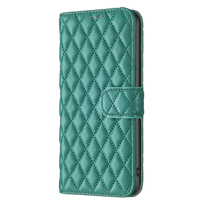 For Google Pixel 9 Diamond Lattice Wallet Leather Flip Phone Case(Green) - Google Cases by PMC Jewellery | Online Shopping South Africa | PMC Jewellery | Buy Now Pay Later Mobicred