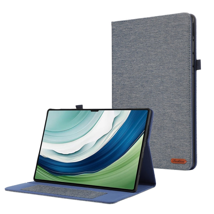 For Huawei MatePad Pro 13.2 Fabric Leather Tablet Case(Blue) - Huawei by PMC TechLife | Online Shopping South Africa | PMC TechLife | Buy Now Pay Later Mobicred