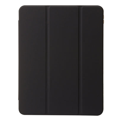 For iPad Pro 11 2024 Clear Acrylic 3-Fold Leather Tablet Case(Black) - iPad Pro 11 2024 Cases by PMC Jewellery | Online Shopping South Africa | PMC Jewellery | Buy Now Pay Later Mobicred