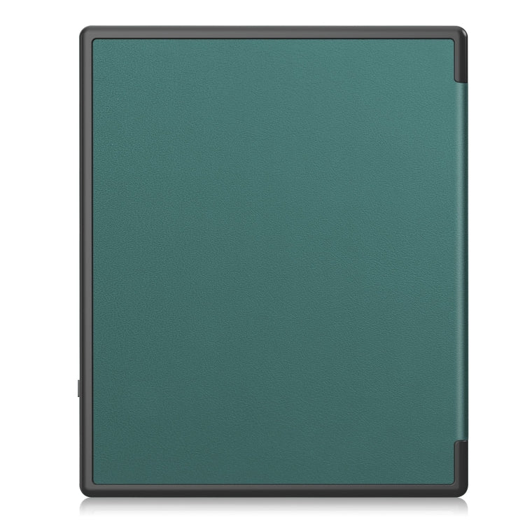 For Kobo Elipsa 2E Solid Color Deformation TPU Leather Smart Tablet Case(Green) - Others by PMC TechLife | Online Shopping South Africa | PMC TechLife | Buy Now Pay Later Mobicred
