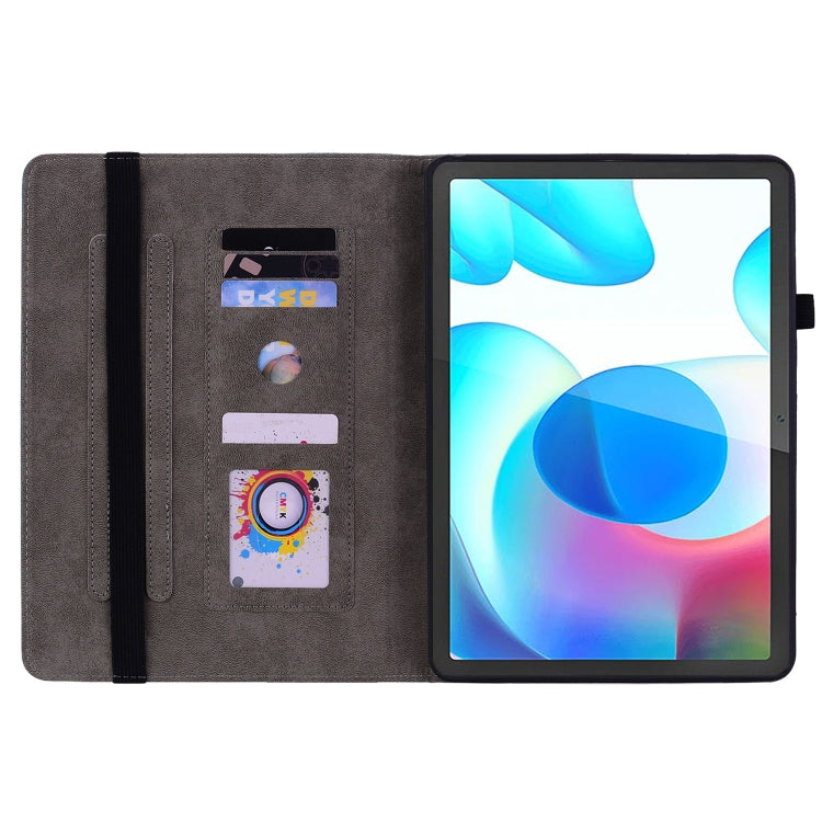 For Realme Pad 10.4 / Pad 5G 10.4 Butterfly Rose Embossed Leather Tablet Case(Purple) - Realme by PMC TechLife | Online Shopping South Africa | PMC TechLife | Buy Now Pay Later Mobicred