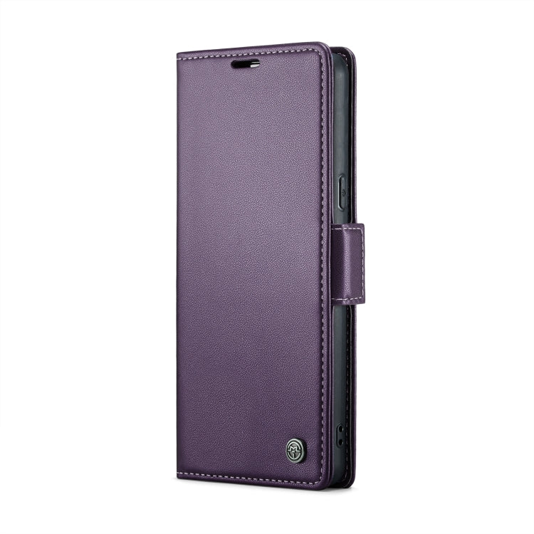 For Google Pixel 7a CaseMe 023 Butterfly Buckle Litchi Texture RFID Anti-theft Leather Phone Case(Pearly Purple) - Google Cases by CaseMe | Online Shopping South Africa | PMC Jewellery | Buy Now Pay Later Mobicred