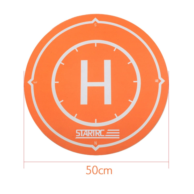 For DJI Mavic Mini / Air 2 / / Air 2S STARTRC RC Drone Quadcopter Portable Parking Apron Fast-fold Landing Parking Pad, Diameter: 50cm(Orange) - Parking Apron by STARTRC | Online Shopping South Africa | PMC Jewellery | Buy Now Pay Later Mobicred