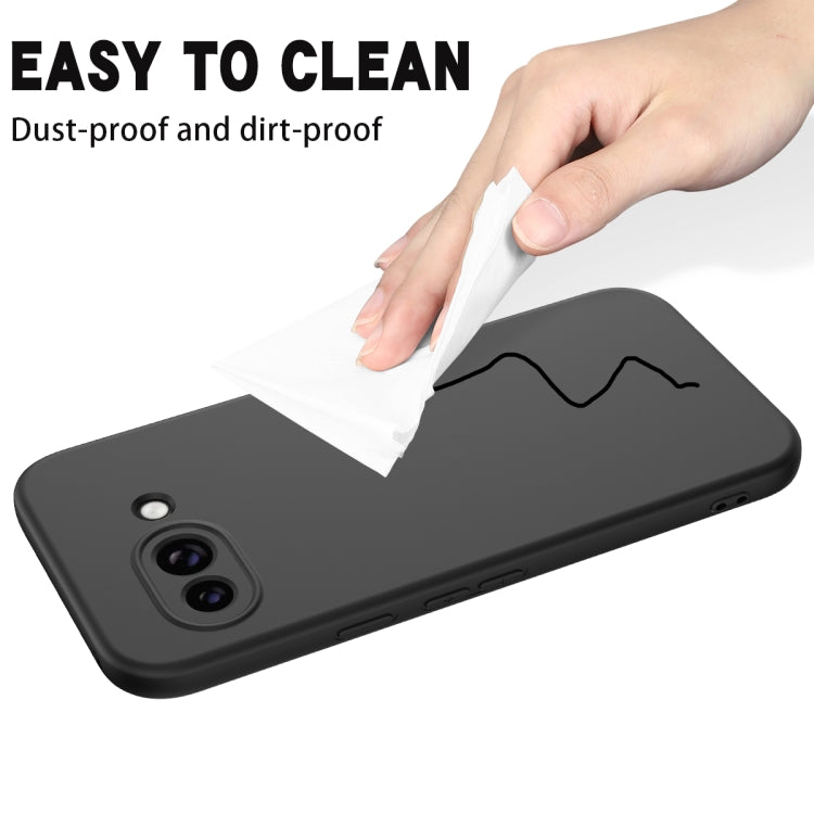 For Google Pixel 9a Pure Color Liquid Silicone Shockproof Phone Case(Black) - free shipping - PMC TechLife - Order now!