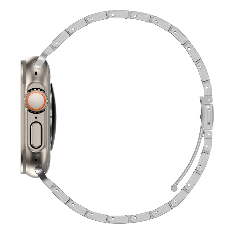 Double Rows Metal Watch Band For Apple Watch Series 10 46mm(Silver) - free shipping - PMC TechLife - Order now!