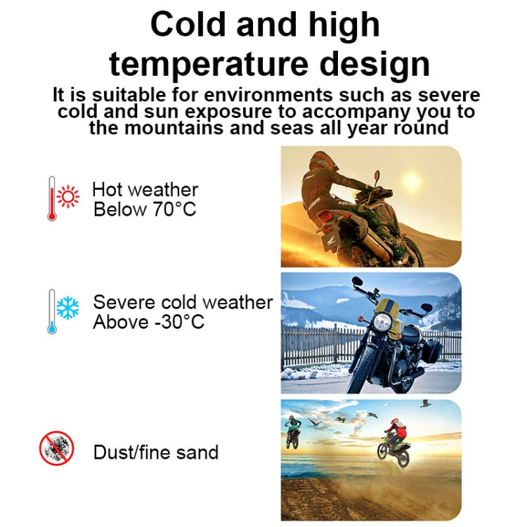 Front Wheel Tire Pressure Temperature Monitoring Sensor(Black) - Electrical System by PMC TechLife | Online Shopping South Africa | PMC TechLife | Buy Now Pay Later Mobicred