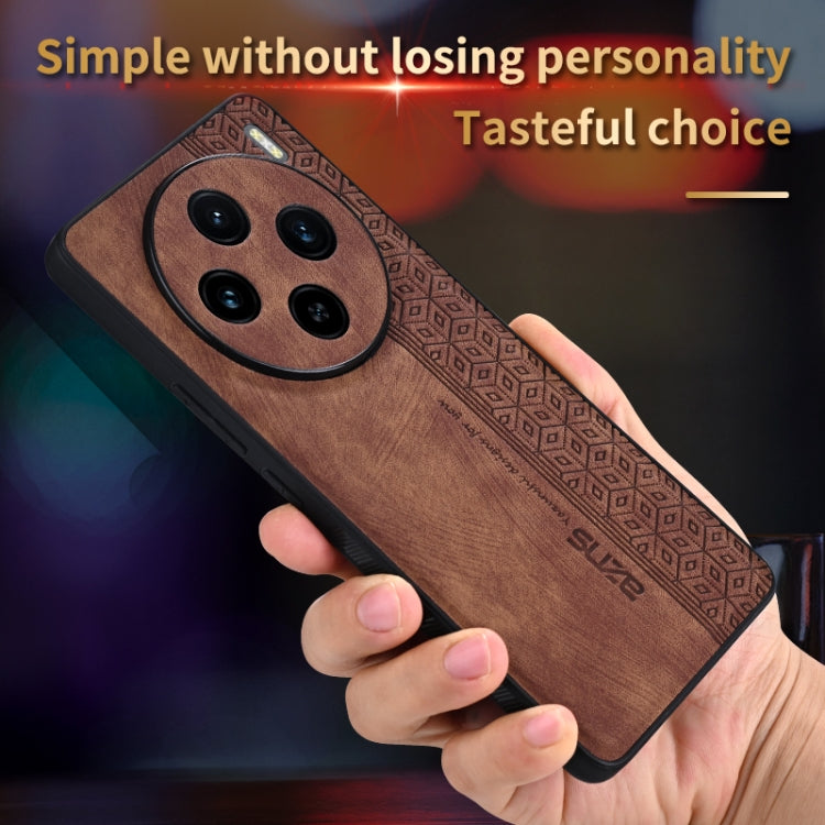 For vivo X100 AZNS 3D Embossed Skin Feel Phone Case(Black) - vivo Cases by AZNS | Online Shopping South Africa | PMC Jewellery | Buy Now Pay Later Mobicred