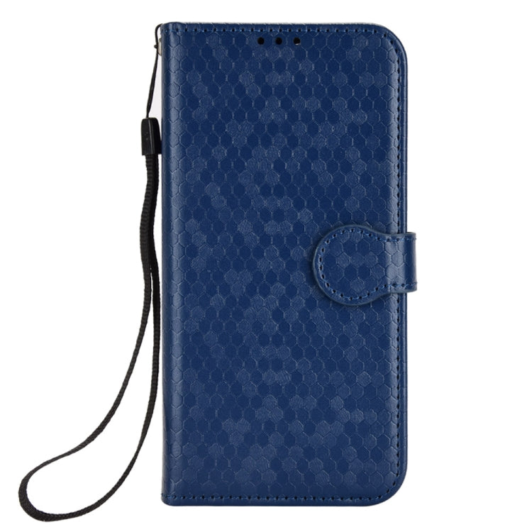 For Xiaomi Redmi K70 5G / K70 Pro 5G Honeycomb Dot Texture Leather Phone Case(Blue) - K70 Pro Cases by PMC Jewellery | Online Shopping South Africa | PMC Jewellery | Buy Now Pay Later Mobicred