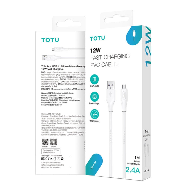 TOTU CB-4 Series USB-C / Type-C to 8 Pin Fast Charge Data Cable, Length:1m(White) - 2 in 1 Cable by TOTUDESIGN | Online Shopping South Africa | PMC Jewellery | Buy Now Pay Later Mobicred