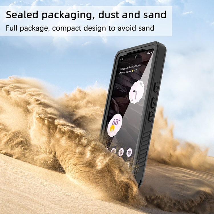 For Google Pixel 7a RedPepper Shockproof IP68 Waterproof PC + TPU Protective Case(Black) - free shipping - PMC TechLife - Order now!