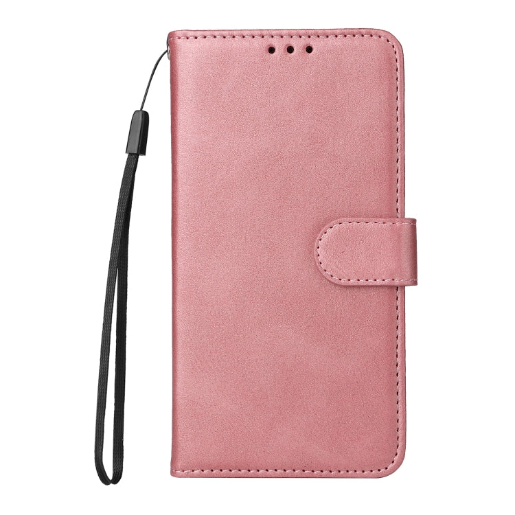 For Xiaomi Redmi K70 / K70 Pro Classic Calf Texture Flip Leather Phone Case(Rose Gold) - K70 Pro Cases by PMC Jewellery | Online Shopping South Africa | PMC Jewellery | Buy Now Pay Later Mobicred