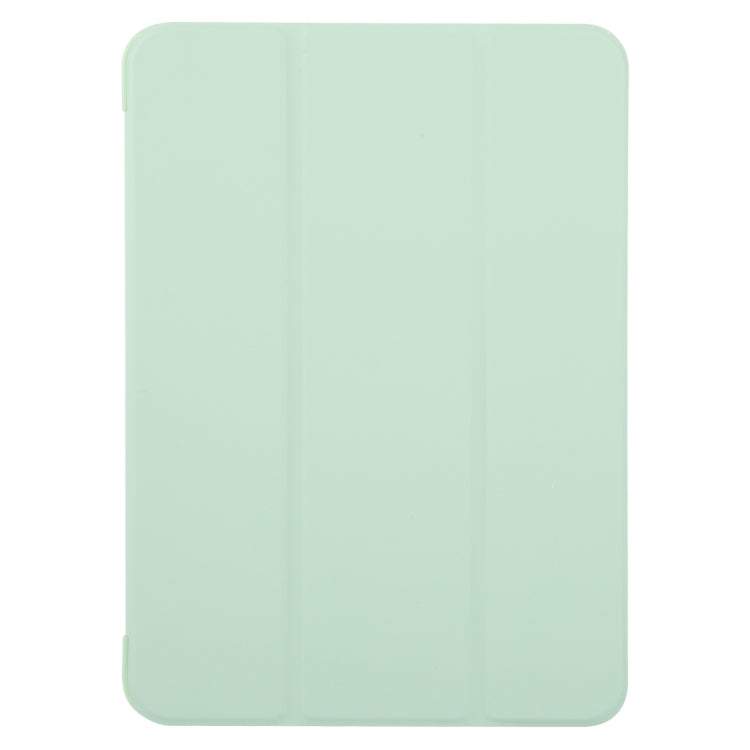 For iPad Air 13 2024 GEBEI 3-folding Holder Shockproof Flip Leather Tablet Case(Green) - iPad Air 13 2024 Cases by GEBEI | Online Shopping South Africa | PMC Jewellery | Buy Now Pay Later Mobicred