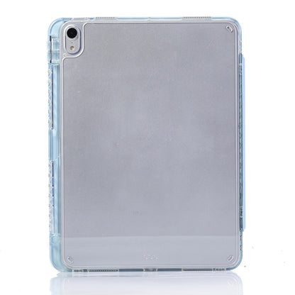 For iPad Air 11 2024 / iPad Pro 11 3-Fold Lock Buckle Leather Smart Tablet Case(Sky Blue) - iPad Pro 11 (2022/2021) Cases by PMC Jewellery | Online Shopping South Africa | PMC Jewellery | Buy Now Pay Later Mobicred