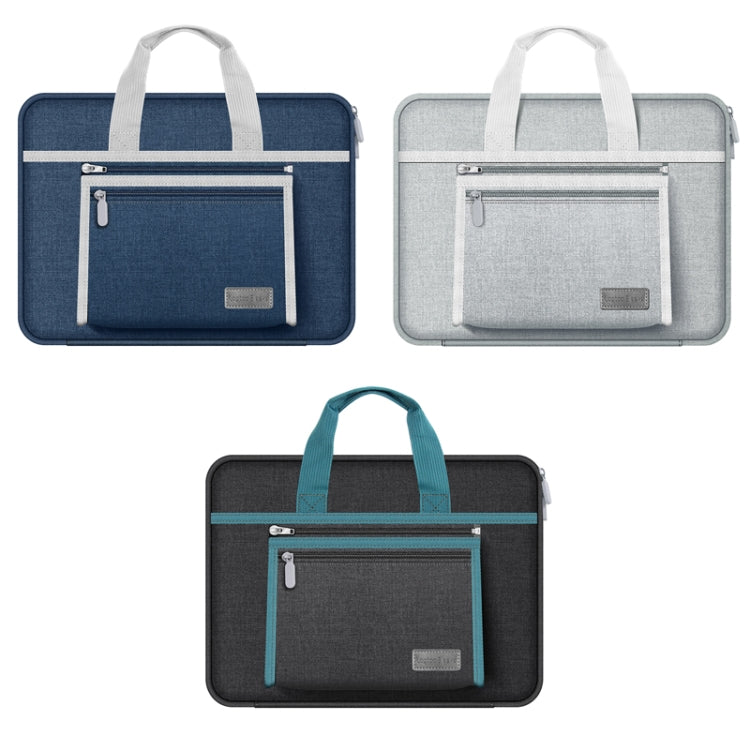 15-16 inch Oxford Fabric Portable Laptop Handbag(Dark Blue) - 15 inch by PMC Jewellery | Online Shopping South Africa | PMC Jewellery | Buy Now Pay Later Mobicred
