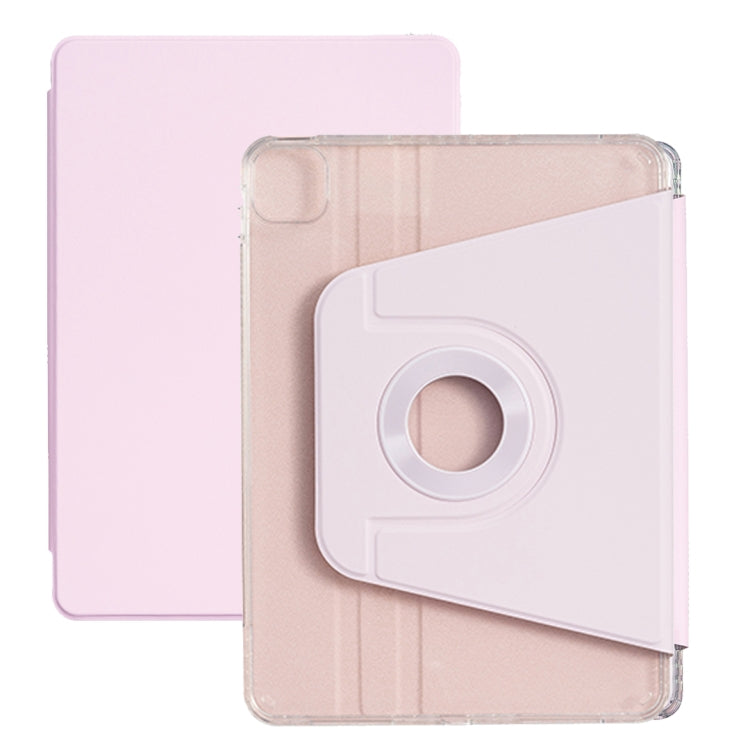 For iPad Air 13 2024 Magnetic Split Leather Smart Tablet Case(Pink) - iPad Air 13 2024 Cases by PMC TechLife | Online Shopping South Africa | PMC TechLife | Buy Now Pay Later Mobicred