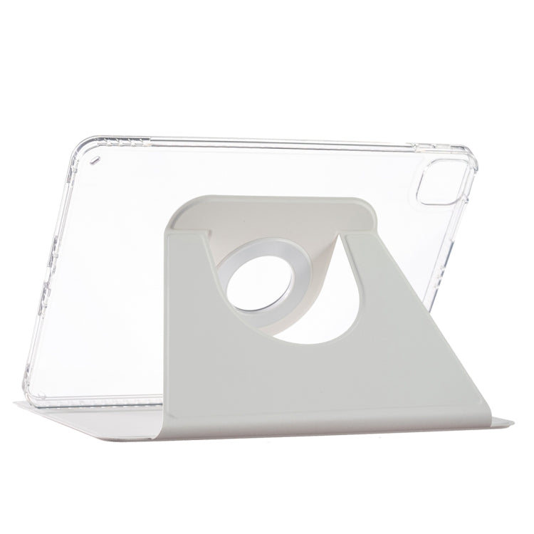 For iPad Air 11 2024 Magnetic Split Leather Smart Tablet Case(White) - iPad Air 11 2024 Cases by PMC TechLife | Online Shopping South Africa | PMC TechLife | Buy Now Pay Later Mobicred
