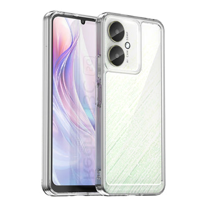 For Xiaomi Poco M6 Colorful Series Acrylic Hybrid TPU Phone Case(Transparent) - Xiaomi Cases by PMC Jewellery | Online Shopping South Africa | PMC Jewellery | Buy Now Pay Later Mobicred