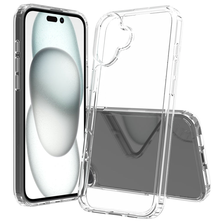 For iPhone 16 Plus Scratchproof Acrylic TPU Phone Case(Transparent) - iPhone 16 Plus Cases by PMC TechLife | Online Shopping South Africa | PMC TechLife | Buy Now Pay Later Mobicred