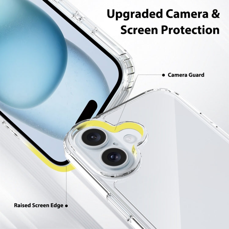 For iPhone 16 Scratchproof Acrylic TPU Phone Case(Transparent) - iPhone 16 Cases by PMC TechLife | Online Shopping South Africa | PMC TechLife | Buy Now Pay Later Mobicred