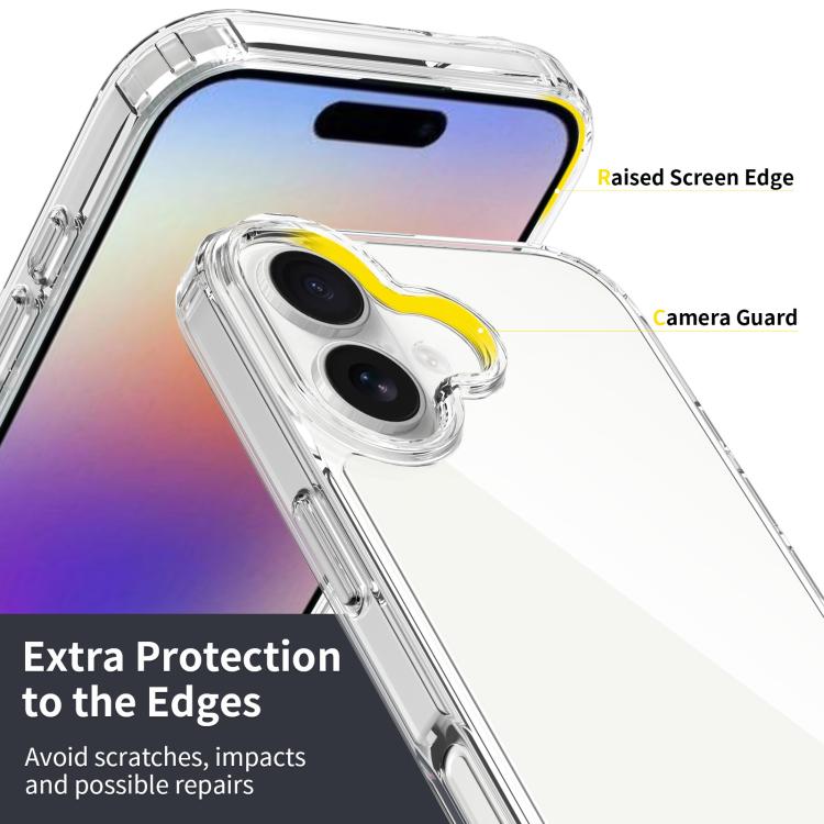 For iPhone 17 Scratchproof Acrylic TPU Phone Case(Black) - free shipping - PMc TechLife - Order now!