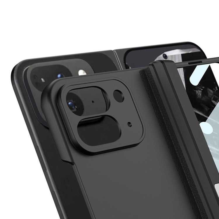 For Google Pixel 9 Pro Fold GKK Integrated Fold Hinge Full Coverage Phone Case with Holder(White) - free shipping - PMC Jewellery - Order now!