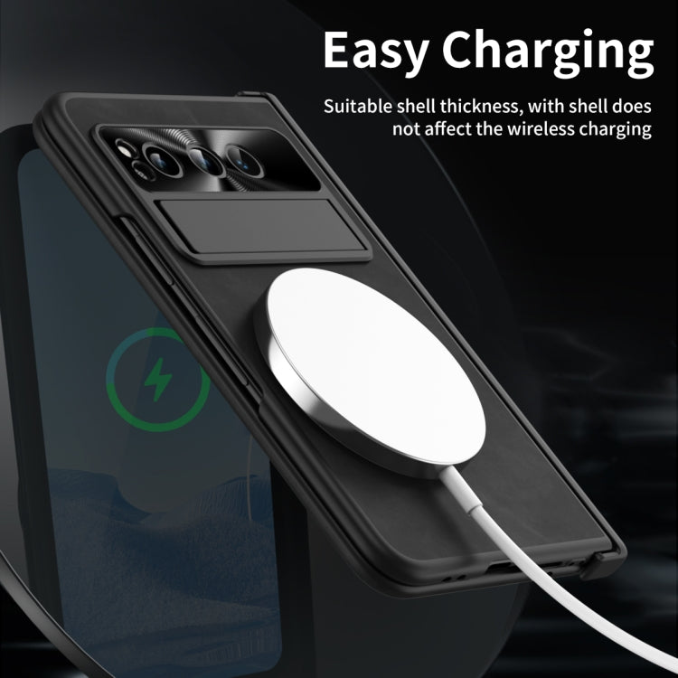 For Google Pixel Fold Napa Texture All-inclusive Phone Case(Black) - free shipping - PMC TechLife - Order now!