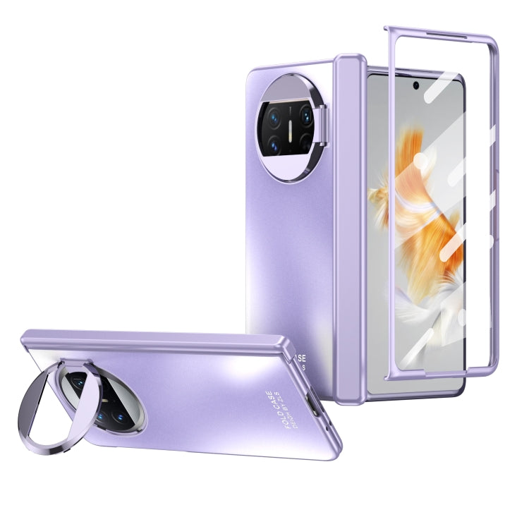 For Huawei Mate X3 Integrated Sub-plating Frame PC Phone Case(Purple) - Huawei Cases by PMC TechLife | Online Shopping South Africa | PMC TechLife | Buy Now Pay Later Mobicred