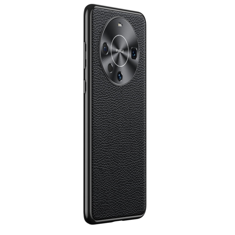 For Huawei Mate 60 Pro Litchi Texture Genuine Leather Phone Case(Black) - free shipping - PMC TechLife - Order now!