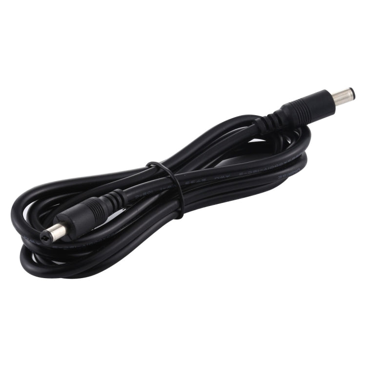 8A DC Power Plug 5.5 x 2.1mm Male to Male Adapter Connector Cable, Length:1m(Black) - Universal Power Adapter by PMC Jewellery | Online Shopping South Africa | PMC Jewellery