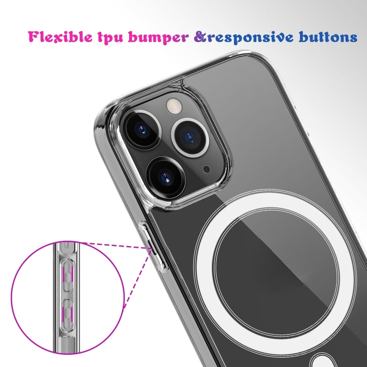 For iPhone 16 Pro Max MagSafe Clear Acrylic PC +TPU Phone Case(Transparent) - iPhone 16 Pro Max Cases by PMC TechLife | Online Shopping South Africa | PMC TechLife | Buy Now Pay Later Mobicred