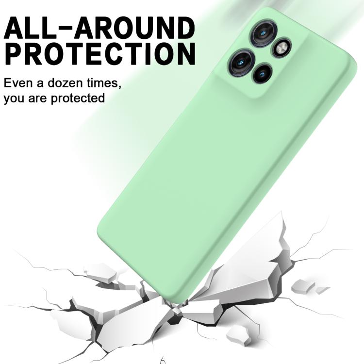 For Motorola Moto G Power 2025 Solid Color Liquid Silicone Dropproof Full Coverage Phone Case(Green) - free shipping - PMC TechLife - Order now!