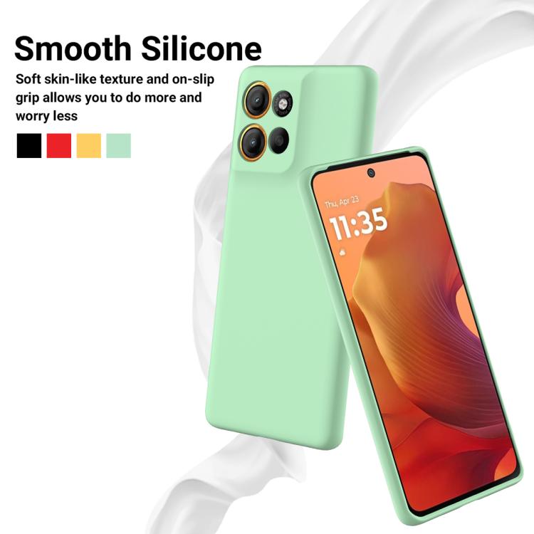 For Motorola Moto G15 Power Solid Color Liquid Silicone Dropproof Full Coverage Phone Case(Green) - free shipping - PMC TechLife - Order now!