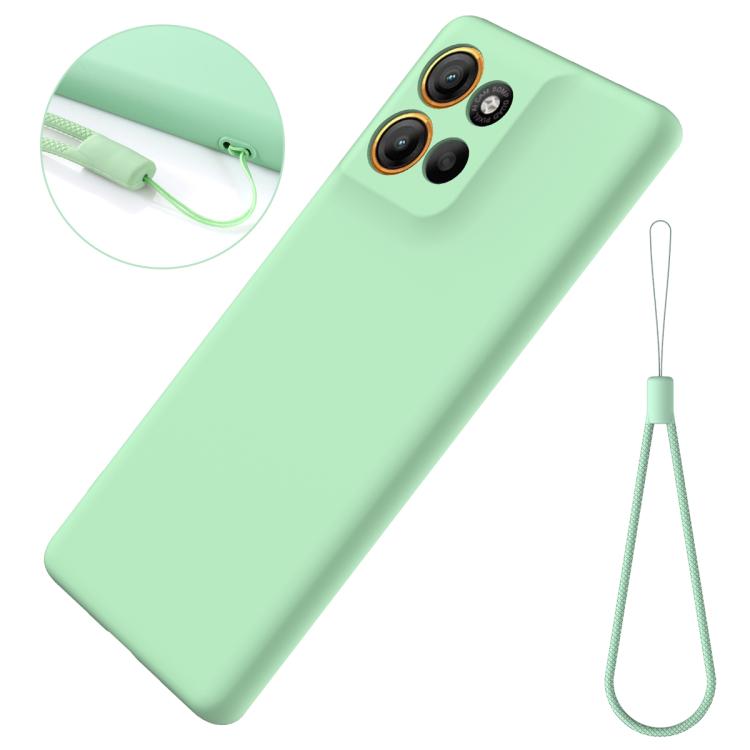 For Motorola Moto G15 Power Solid Color Liquid Silicone Dropproof Full Coverage Phone Case(Green) - free shipping - PMC TechLife - Order now!