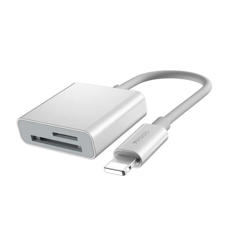 Yesido GS11 2 in 1 Multi-Function TF Card + SD Card to 8 Pin Converter Adapter(White) - free shipping - PMC Jewellery - Order now!