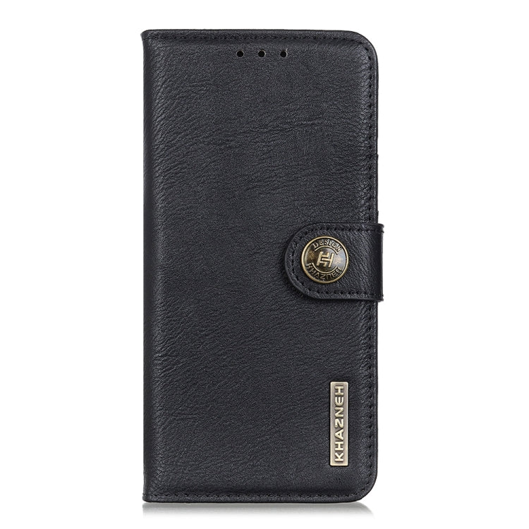 For Xiaomi Redmi Note 12S 4G KHAZNEH Cowhide Texture Flip Leather Phone Case(Black) - Xiaomi Cases by PMC TechLife | Online Shopping South Africa | PMC TechLife | Buy Now Pay Later Mobicred