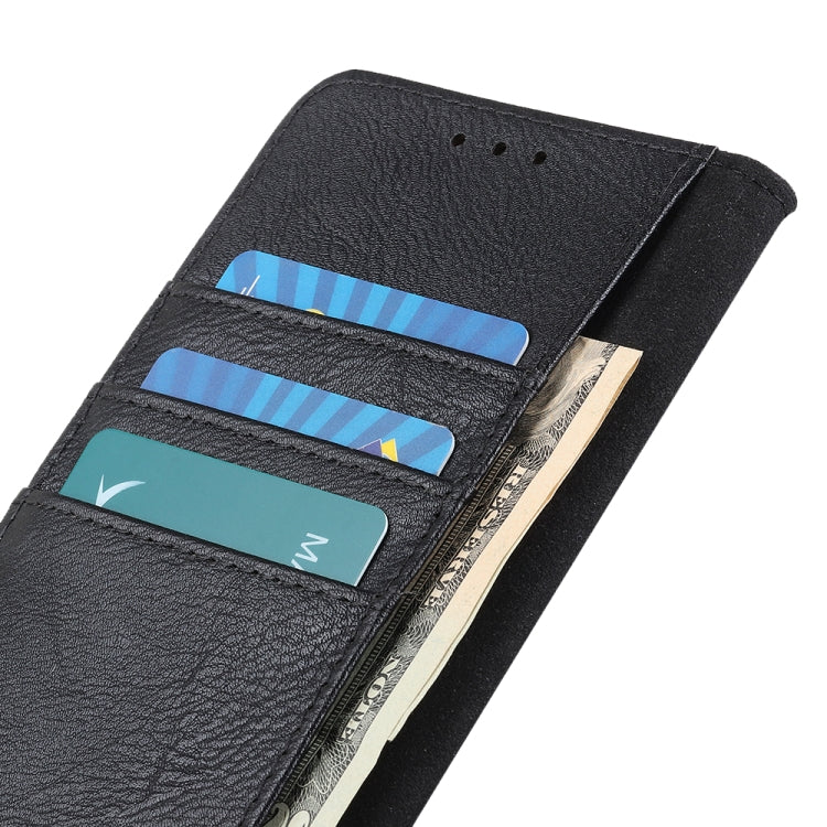 For Xiaomi Redmi Note 12S 4G KHAZNEH Cowhide Texture Flip Leather Phone Case(Black) - Xiaomi Cases by PMC TechLife | Online Shopping South Africa | PMC TechLife | Buy Now Pay Later Mobicred