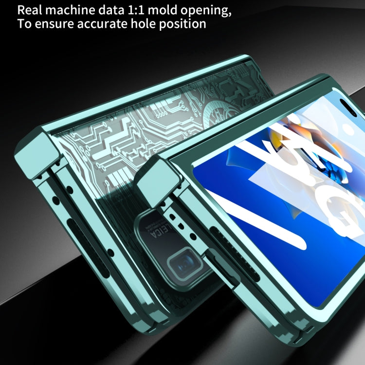 For Huawei Mate X2 Mechanical Legend Integrated Electroplating All-inclusive Phone Case(Silver) - Huawei Cases by PMC TechLife | Online Shopping South Africa | PMC TechLife | Buy Now Pay Later Mobicred