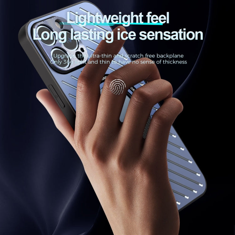 For iPhone 12 Pro R-JUST RJ57 CD Pattern MagSafe Cooling Phone Case(Silver) - free shipping - PMC TechLife - Order now!