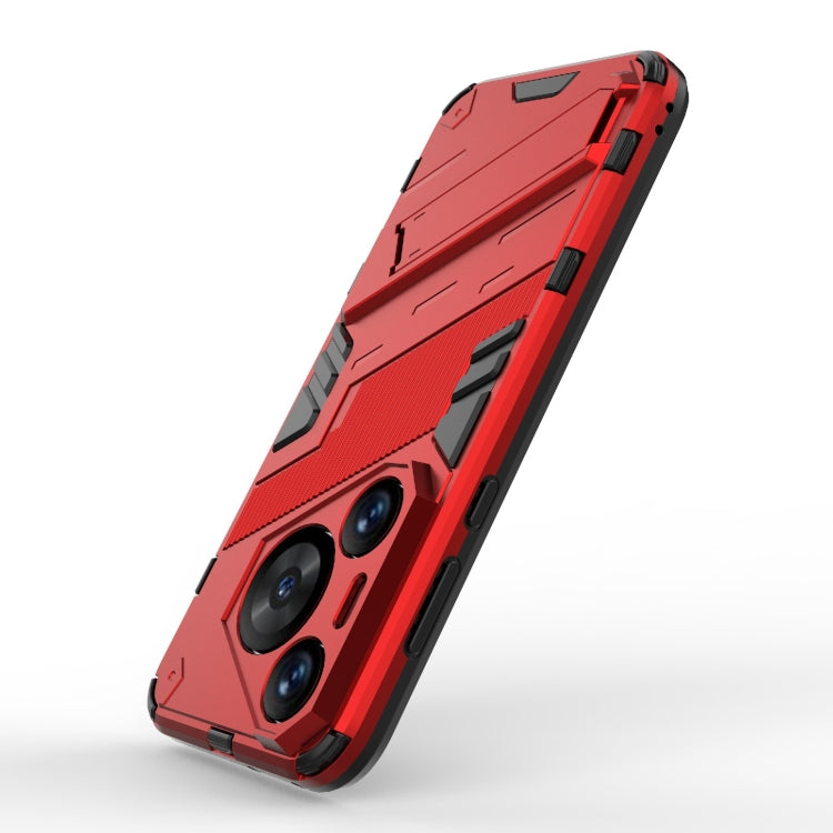 For Huawei Pura 70 Pro / 70 Pro+ Punk Armor 2 in 1 PC + TPU Phone Case with Holder(Red) - Huawei Cases by PMC Jewellery | Online Shopping South Africa | PMC Jewellery | Buy Now Pay Later Mobicred