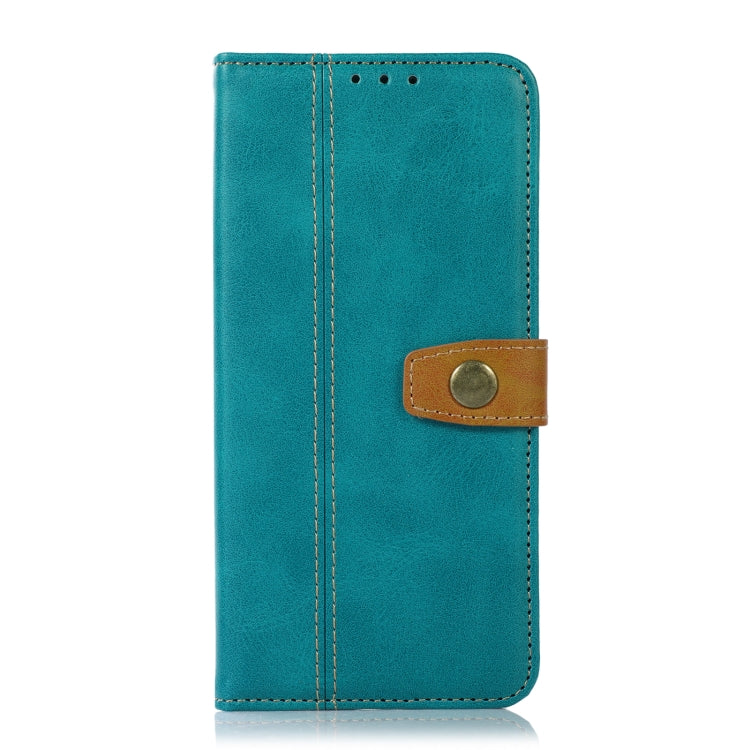 For iPhone 16 Plus Stitching Thread Calf Texture Leather Phone Case(Light Green) - iPhone 16 Plus Cases by PMC Jewellery | Online Shopping South Africa | PMC Jewellery | Buy Now Pay Later Mobicred