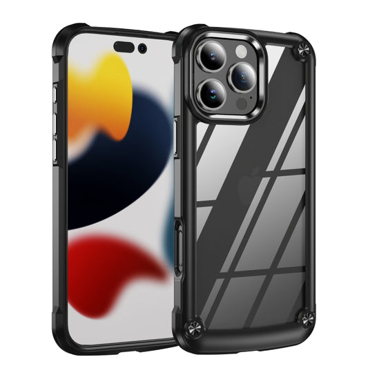 For iPhone 16 Pro TPU + PC Lens Protection Phone Case(Black) - iPhone 16 Pro Cases by PMC Jewellery | Online Shopping South Africa | PMC Jewellery | Buy Now Pay Later Mobicred